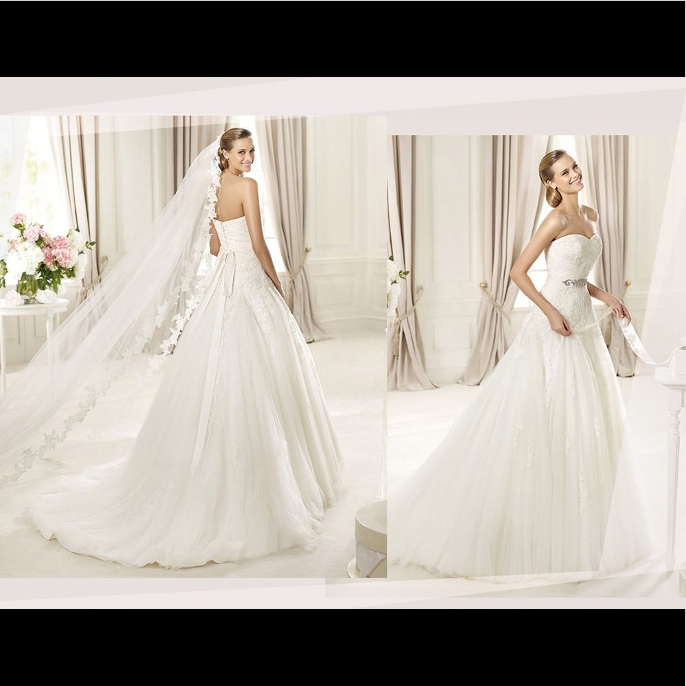 Dagen pronovias off white wedding dress NEW